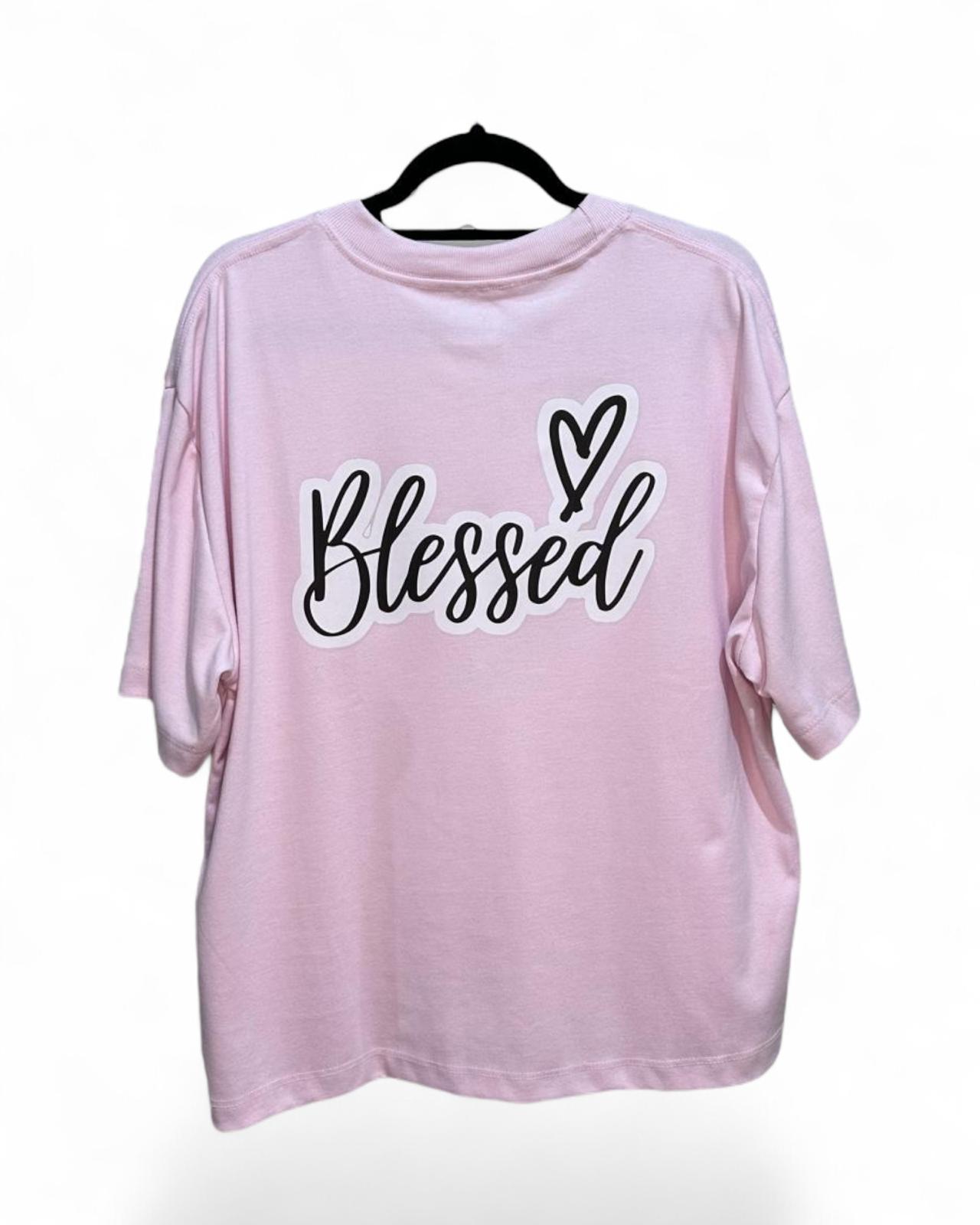 Remera Oversized Femenina - Blessed ES