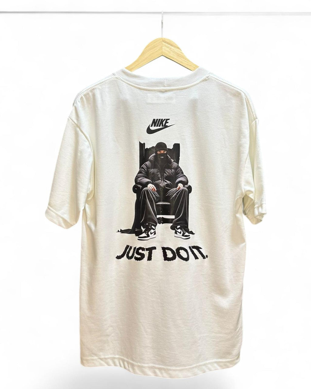 Remera Oversized Masculina - Just do it black ES