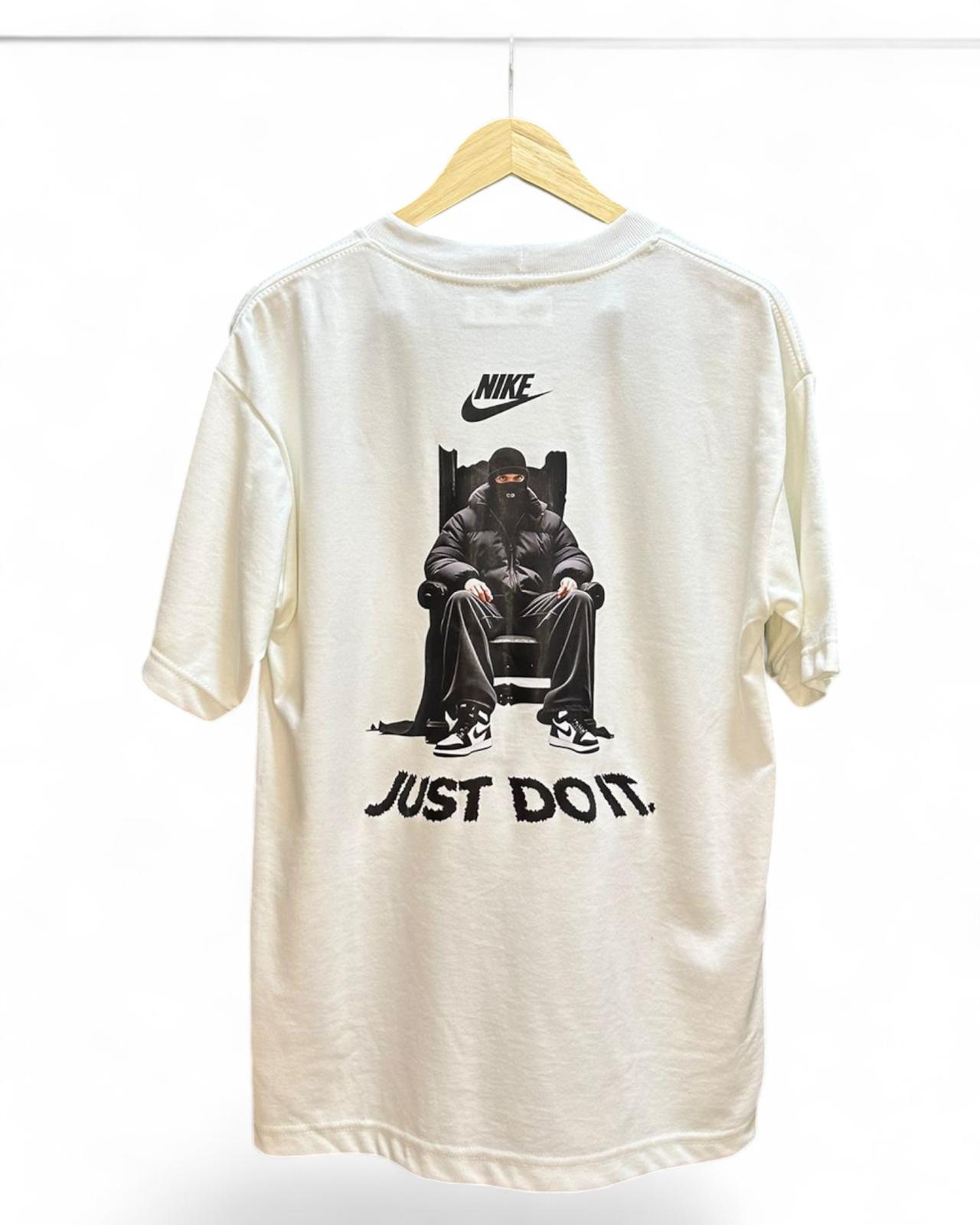 Remera Oversized Masculina - Just do it black ES