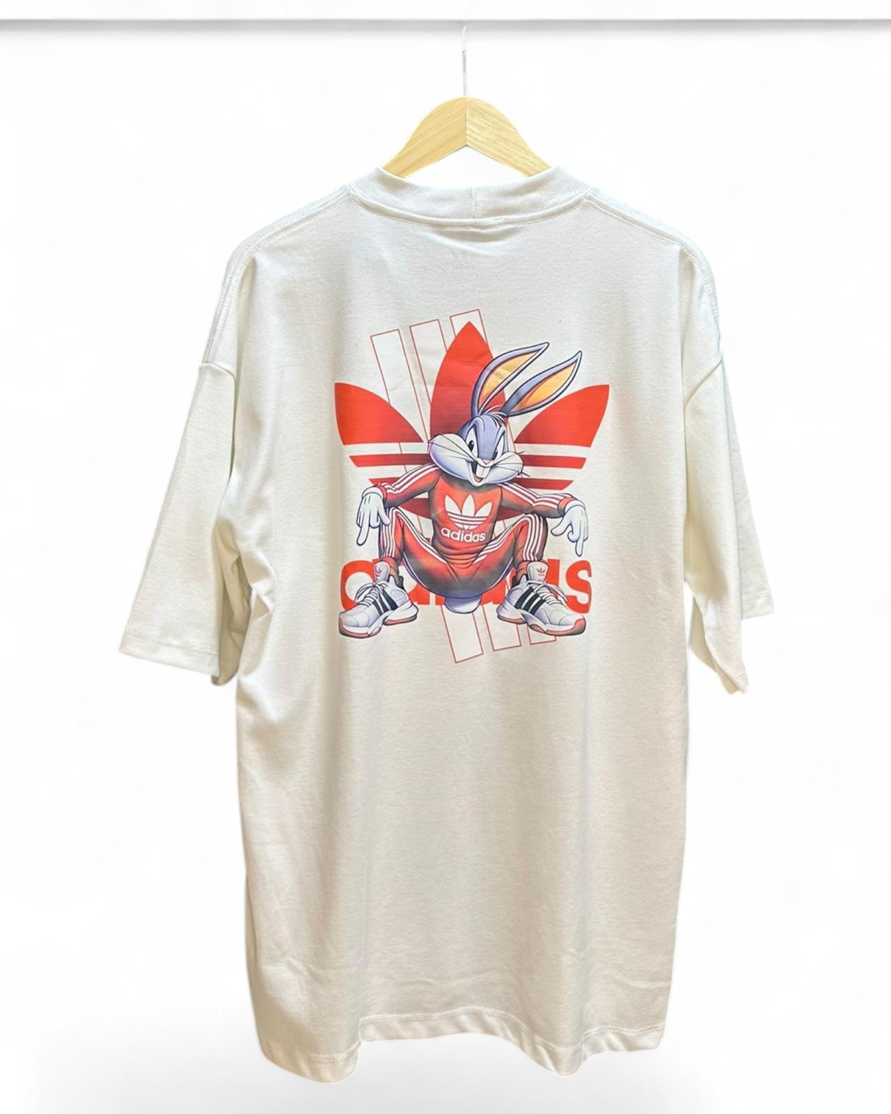 Remera Oversized Masculina - ADD red log ES