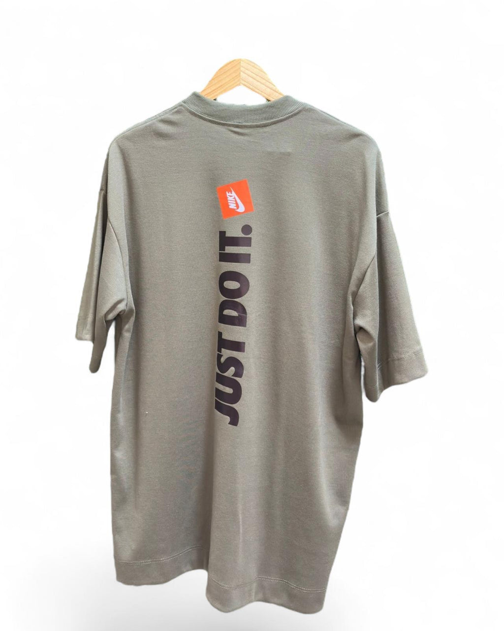 Remera Oversized Masculina - Just do it Green ES