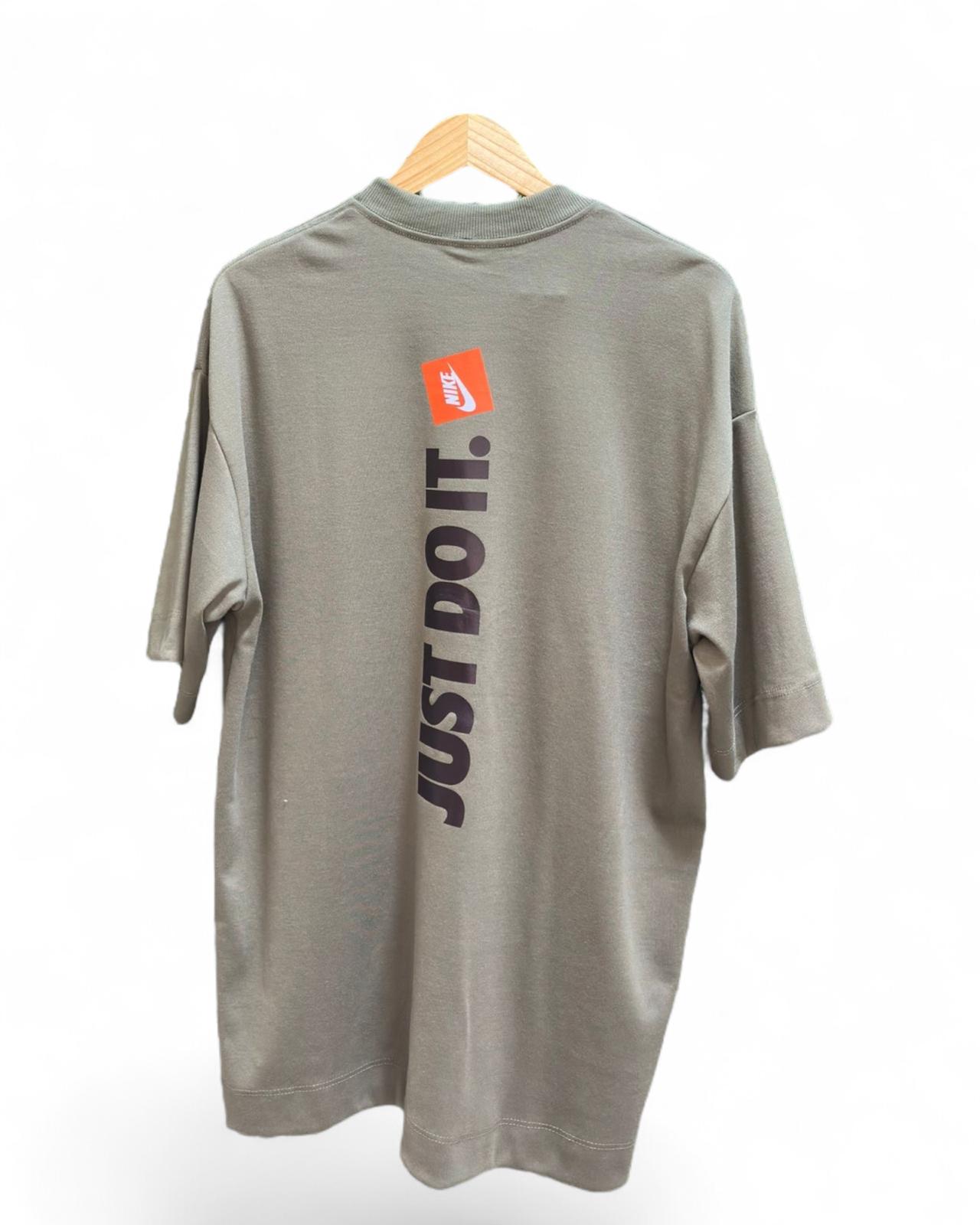 Remera Oversized Masculina - Just do it Green ES