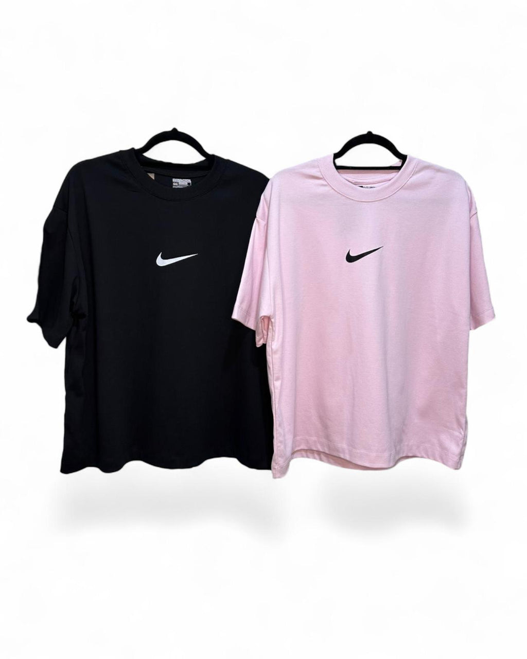 Remera Oversized Femenina - Nike black and pink ES
