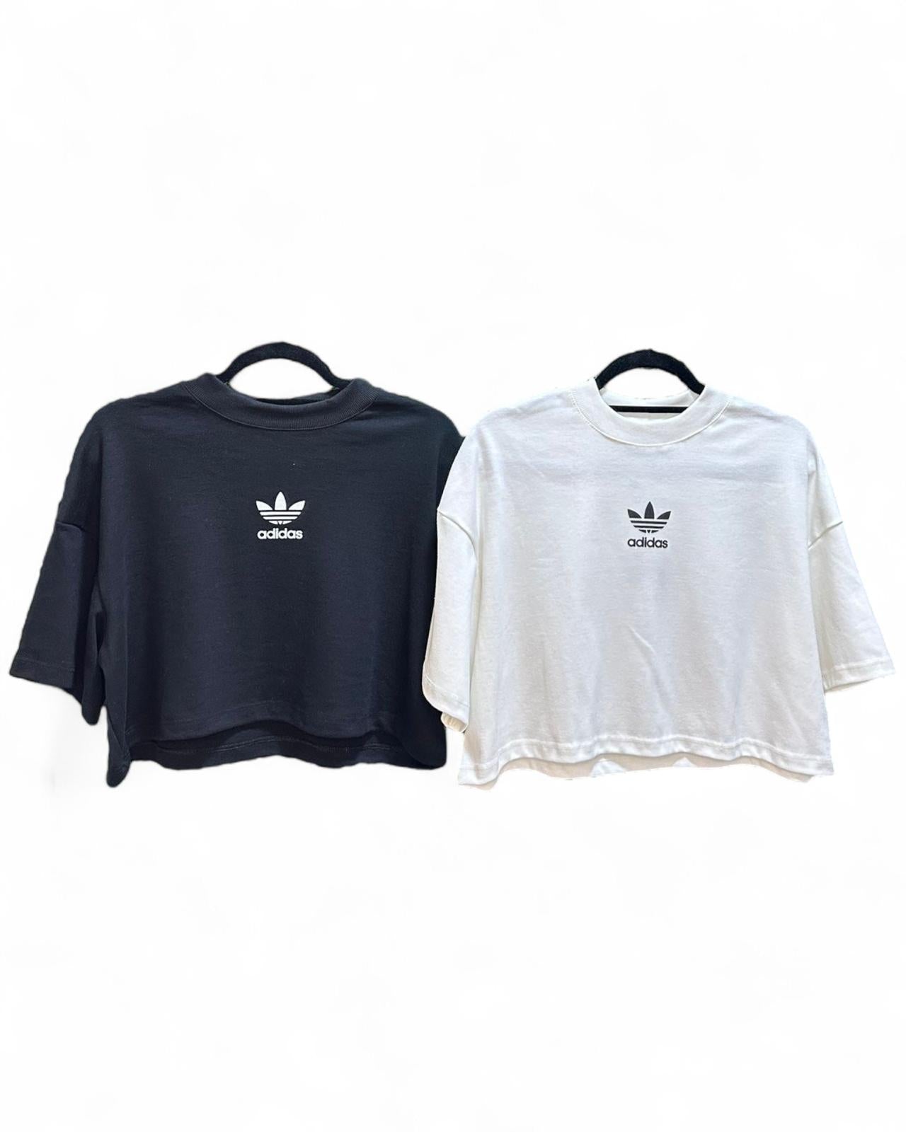Cropped Oversized Premium - ADD Black and White ES
