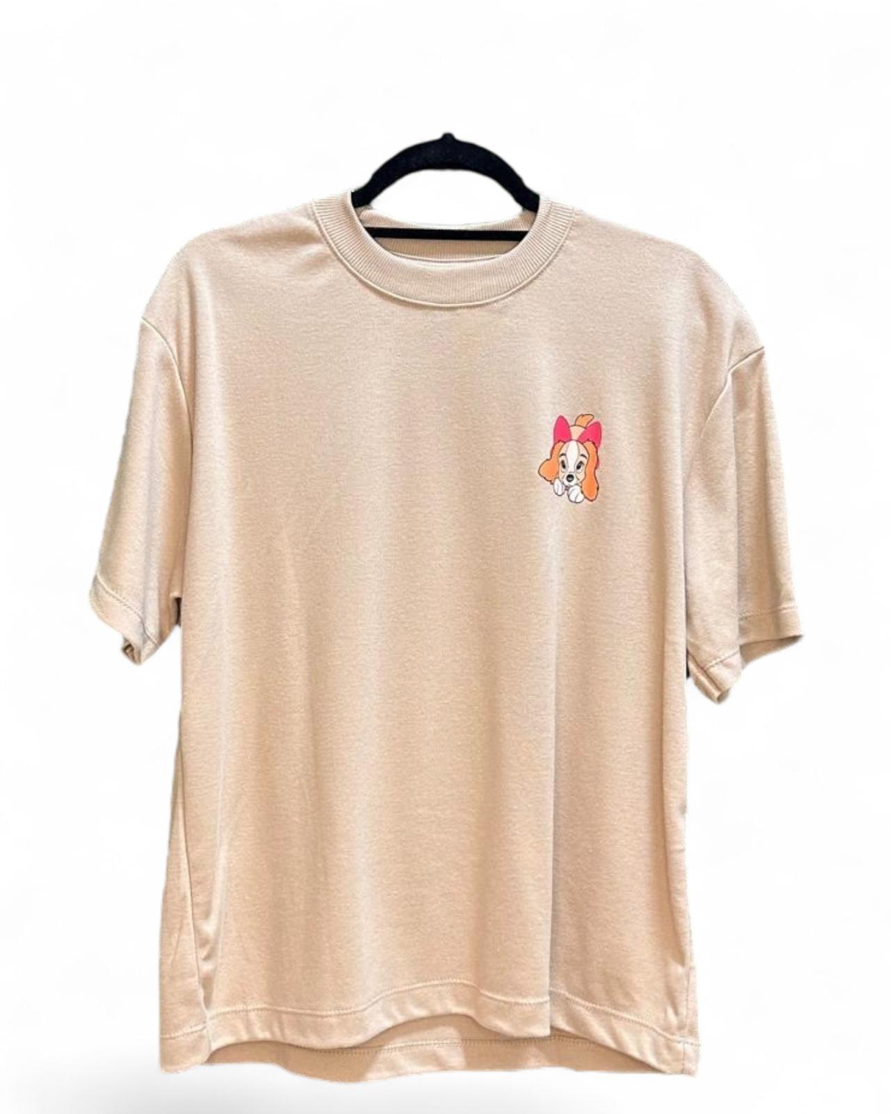 Remera Oversized Femenina - Dog Woman ES