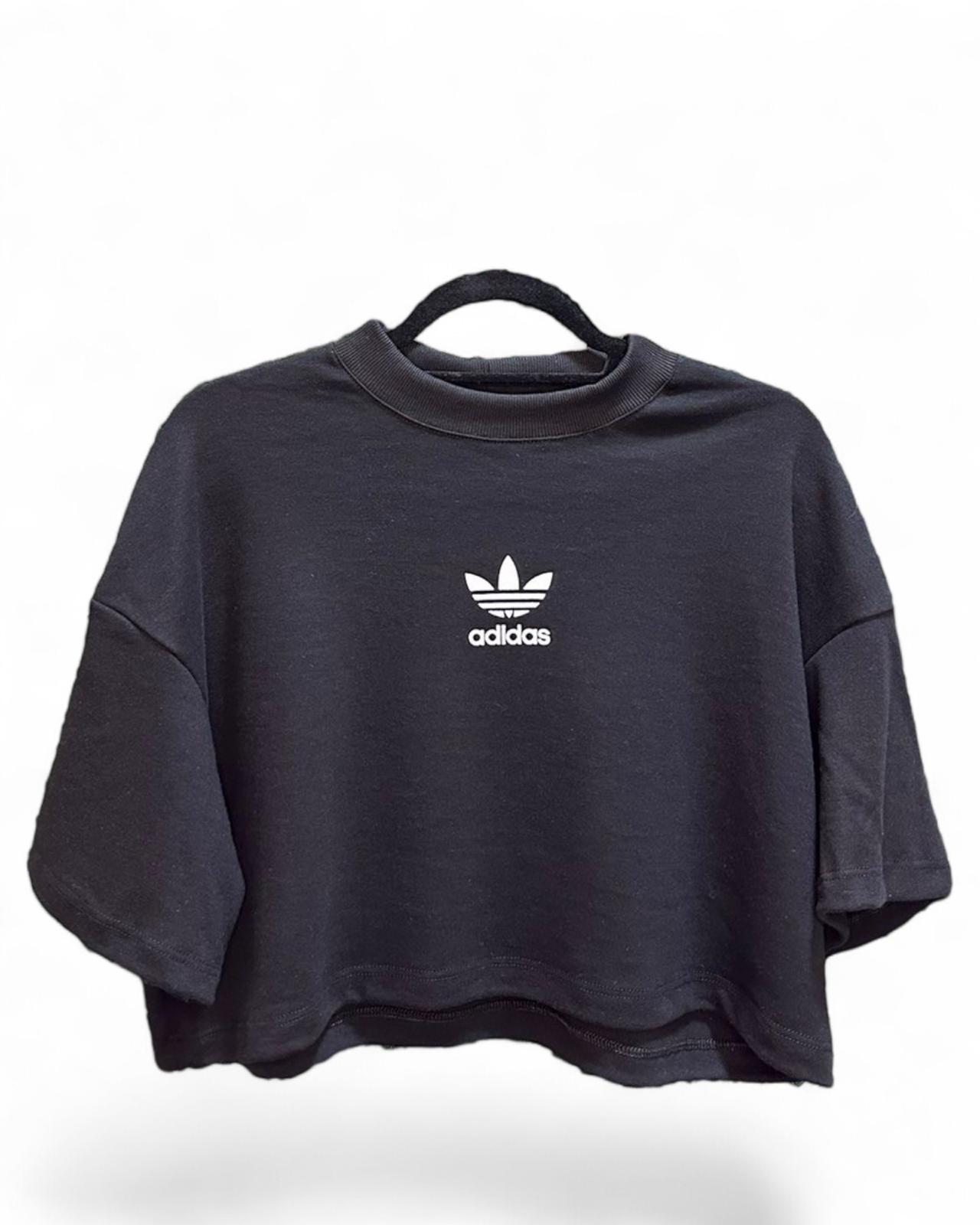 Cropped Oversized Premium - ADD Black and White ES