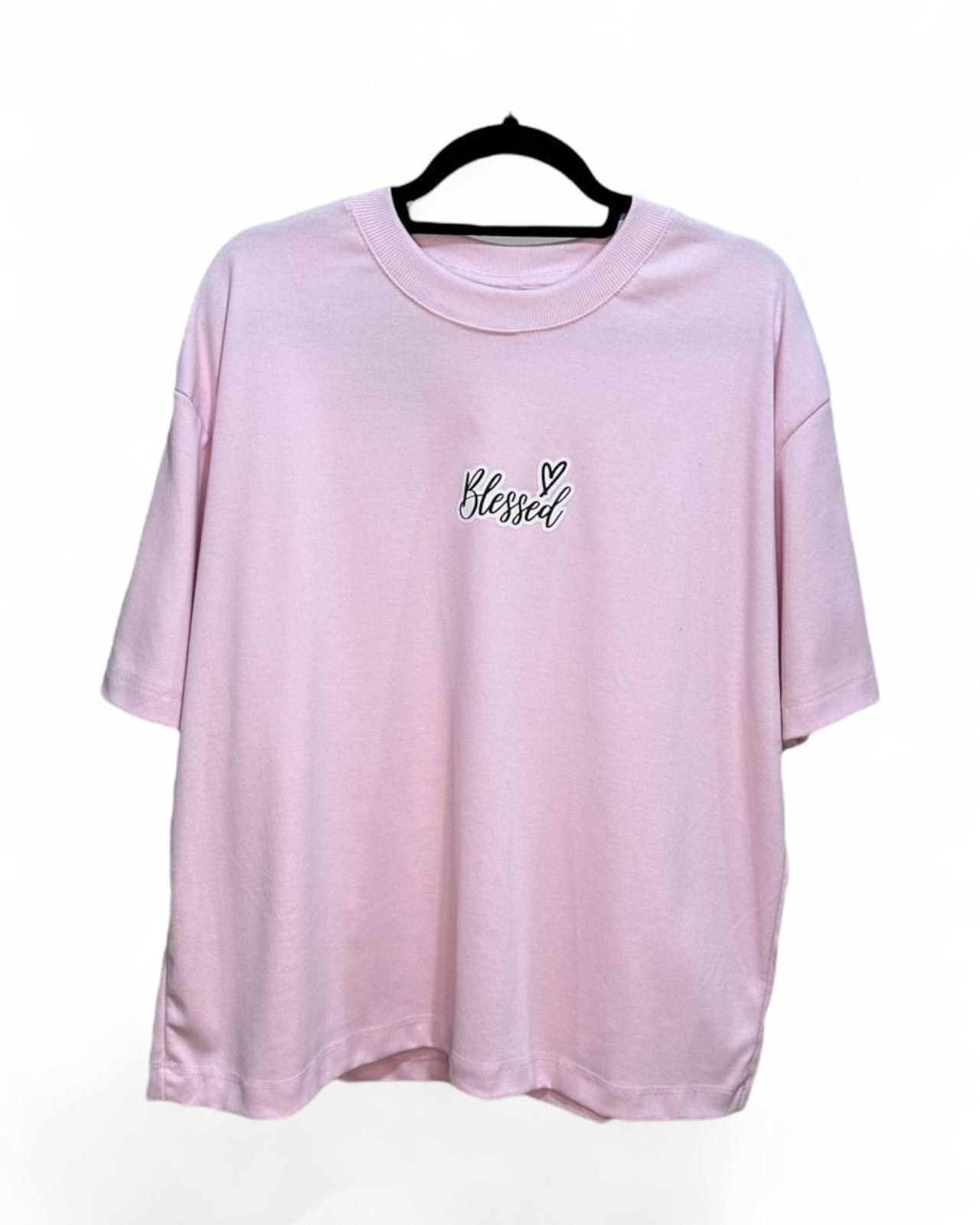 Remera Oversized Femenina - Blessed ES