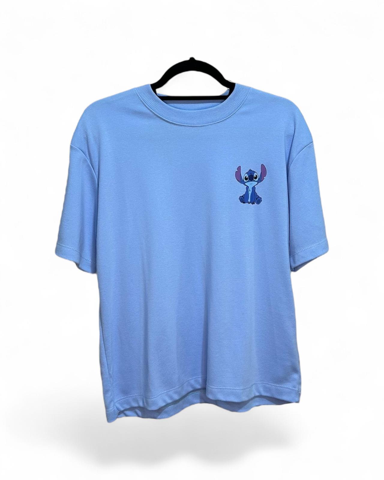 Remera Oversized Femenina - Stitch ES