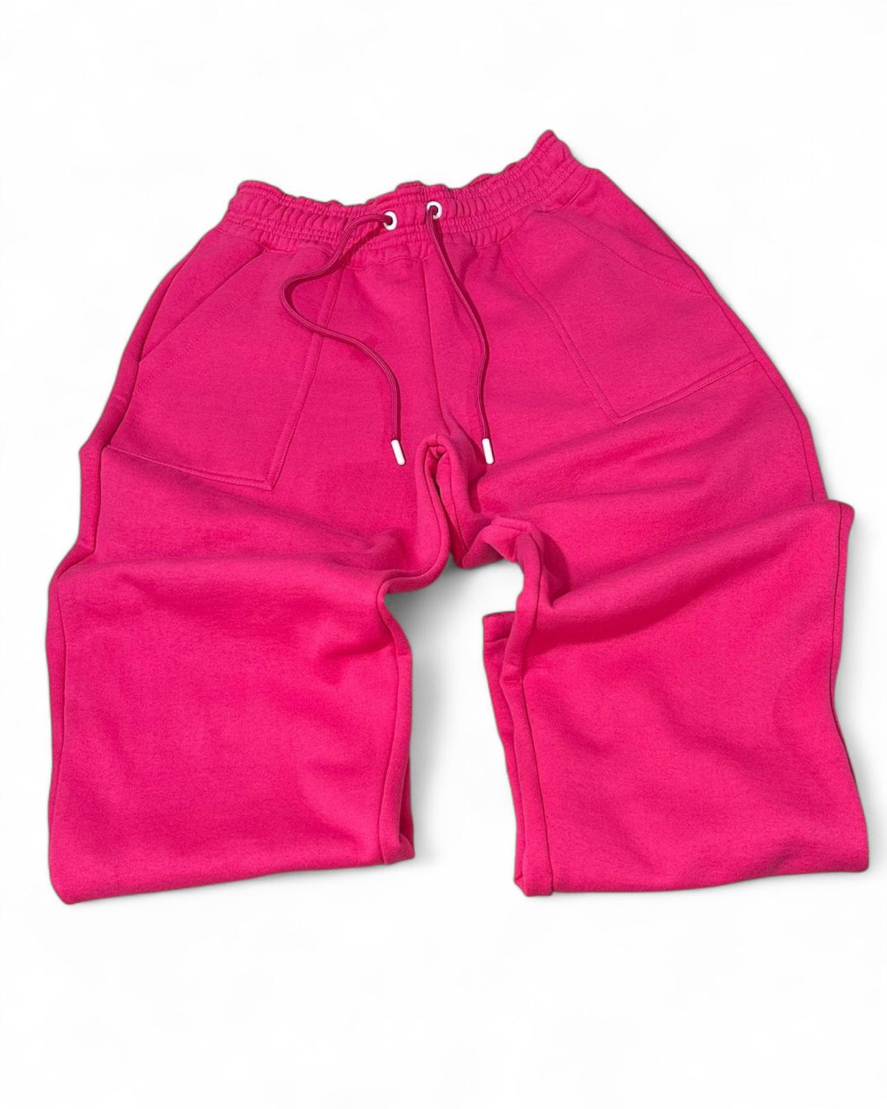 Conjunto Femenino Algodón 100% - Campera Cropped con Capucha y Pantalón Oversized