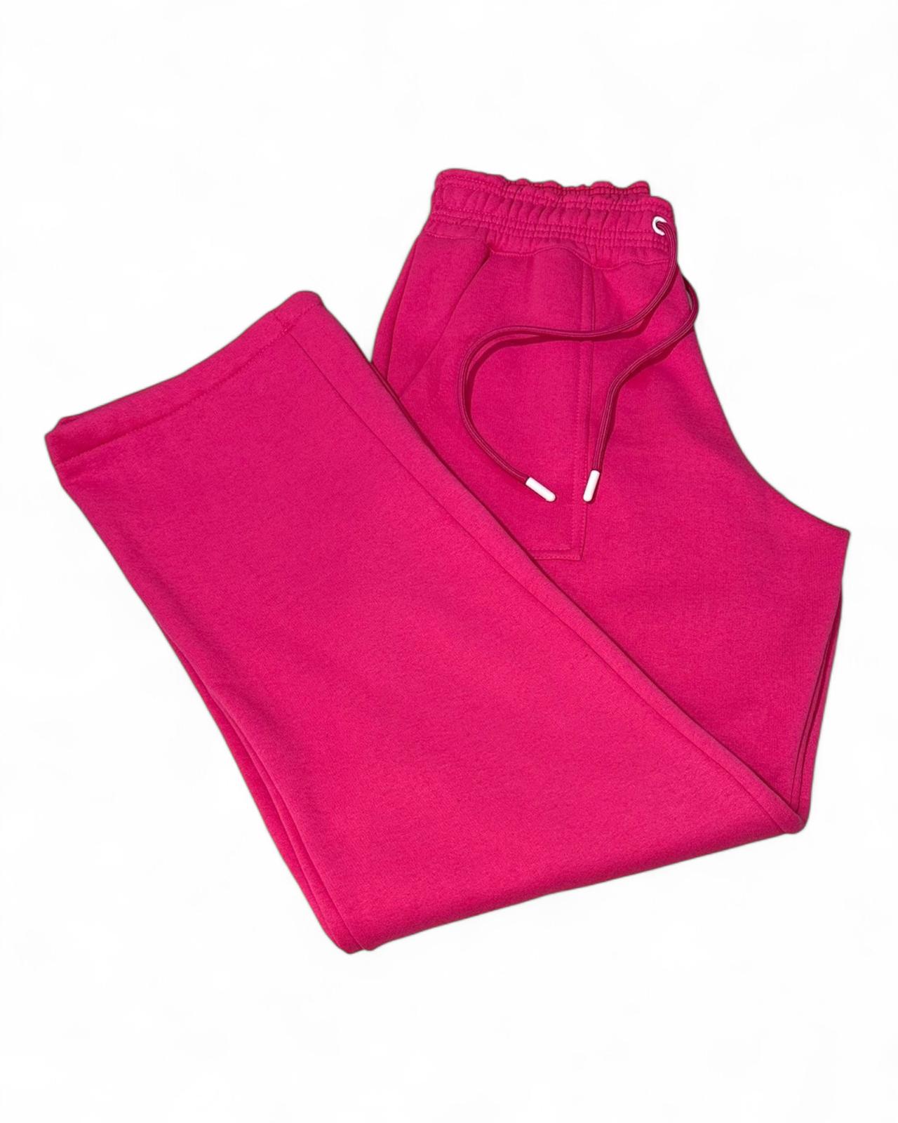 Conjunto Femenino Algodón 100% - Campera Cropped con Capucha y Pantalón Oversized